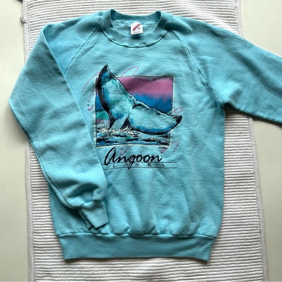Other - Vintage 80s Angoon Alaska Souvenir Sweatshirt medium jerzees
